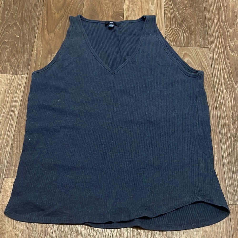 🤠GAP XL Navy blue ribbed tank🤠